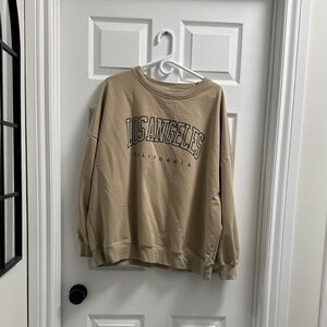 Beige Los Angeles California women’s Sweater